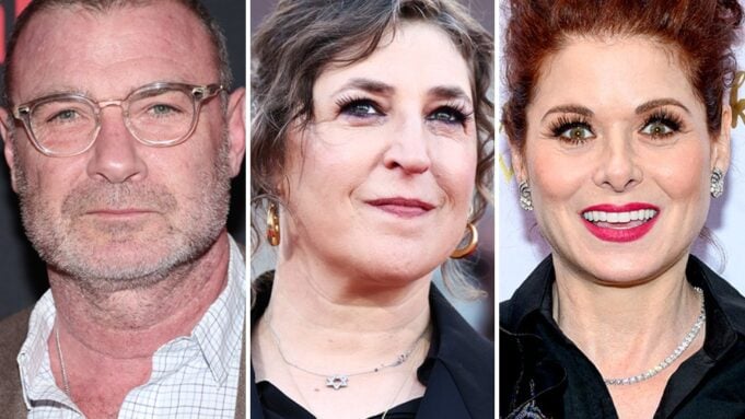 Liev Schreiber, Mayim Bialik and Debra