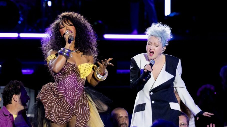 Cyndi Lauper and guest