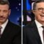 Jimmy Kimmel and Stephen Colbert