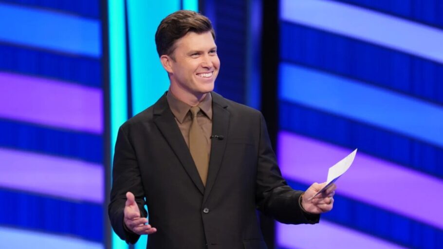 Colin Jost hosting Pop Culture Jeopardy!