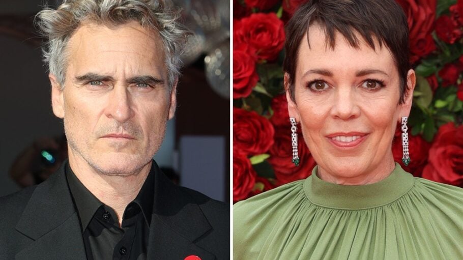 Joaquin Phoenix and Olivia Colman