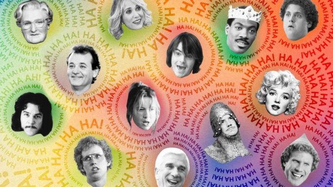 Photo illustration of comedy movies