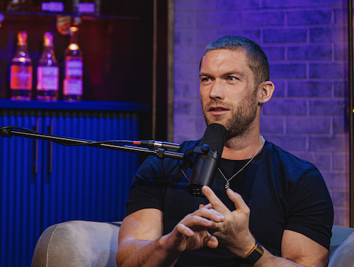 Chris Williamson on set of his