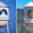 Paramount and Warner Bros. water towers