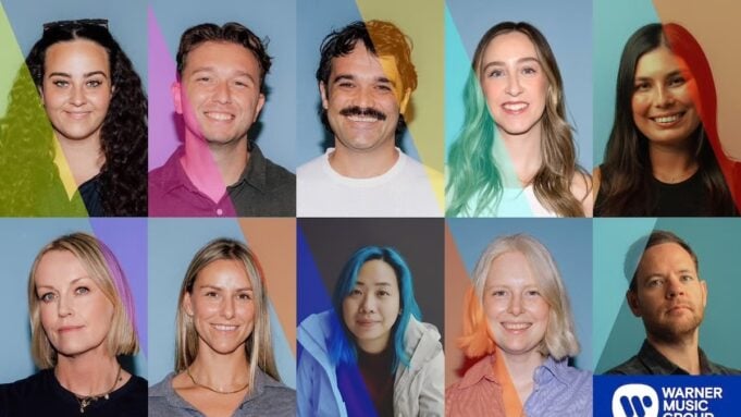 Headshots of the newly promoted Warner