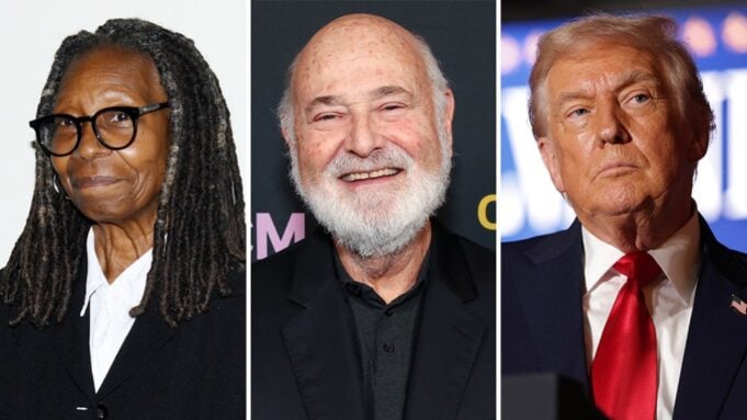 Whoopi Goldberg, Rob Reiner and Donald