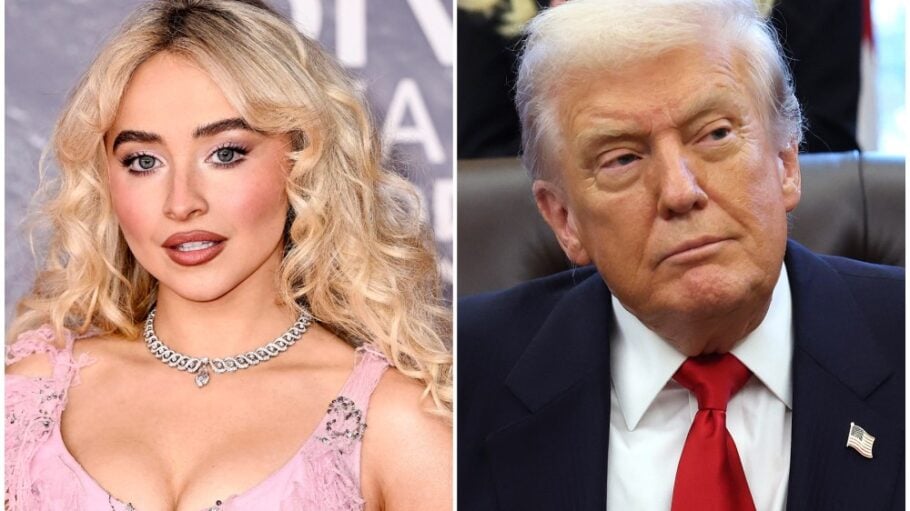 Sabrina Carpenter and Donald Trump