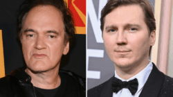 Quentin Tarantino and Paul Dano