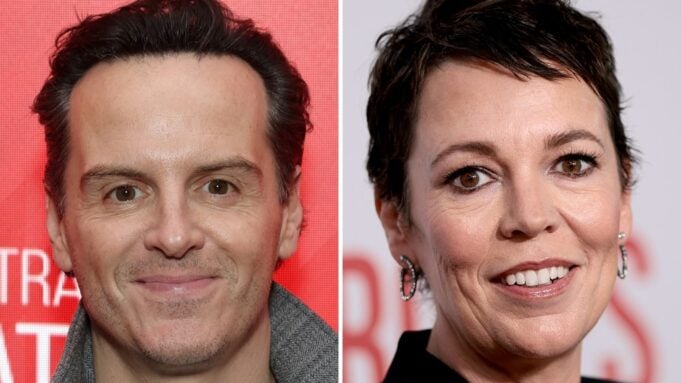 Andrew Scott and Olivia Colman