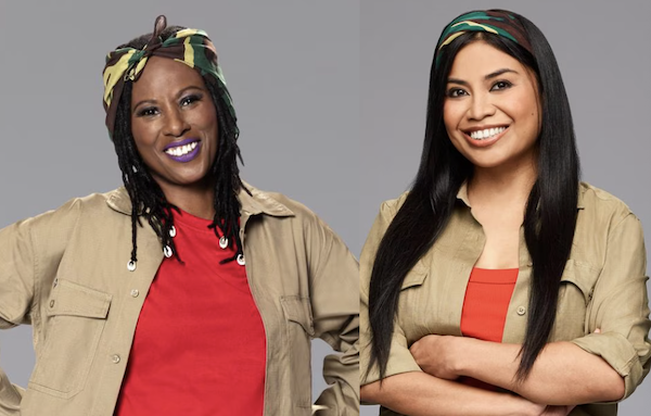 Deni Hines and Cyrell Paule