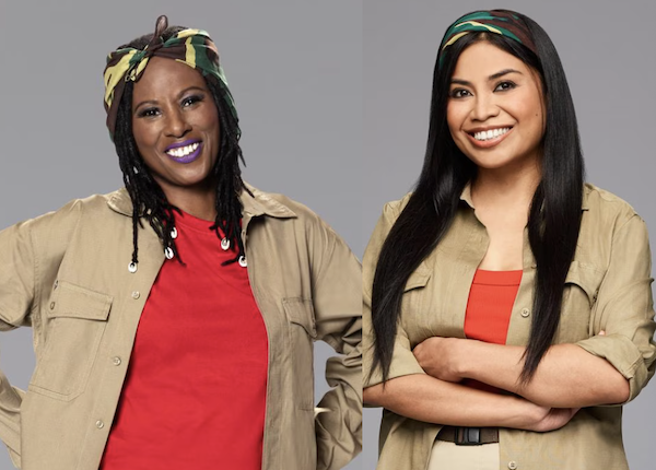 Deni Hines and Cyrell Paule