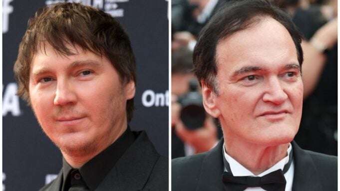 Paul Dano and Quentin Tarantino
