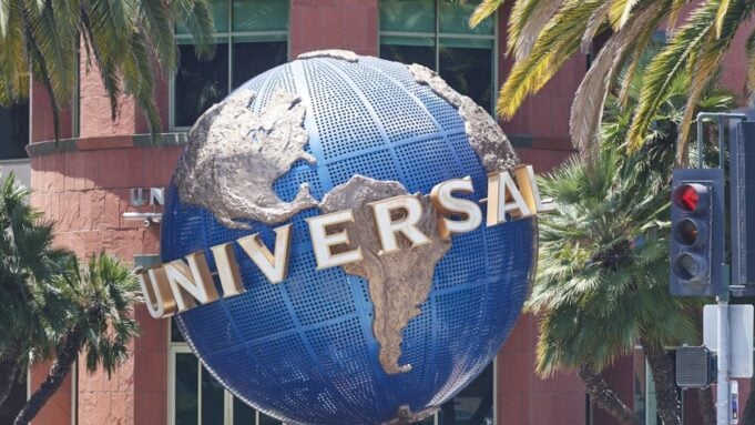 Universal globe statue