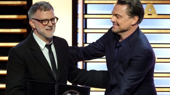 Paul Thomas Anderson and Leonardo DiCaprio