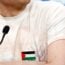 Palestine flag on t-shirt