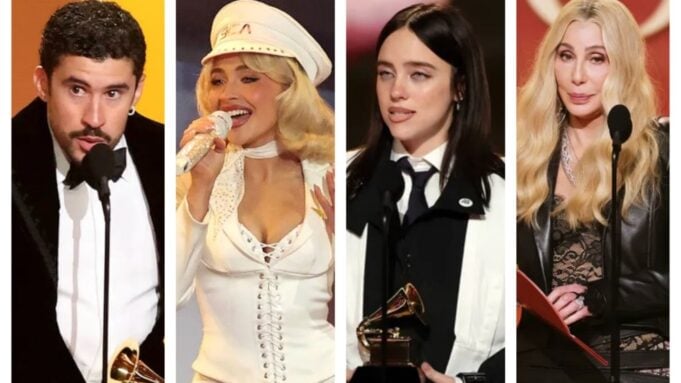 Bad Bunny, Sabrina Carpenter, Billie Eilish