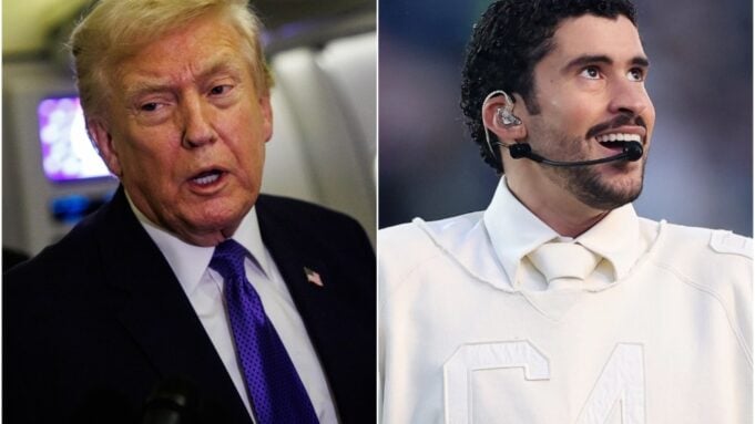 Donald Trump and Bad Bunny
