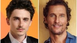 Timothée Chalamet and Matthew McConaughey