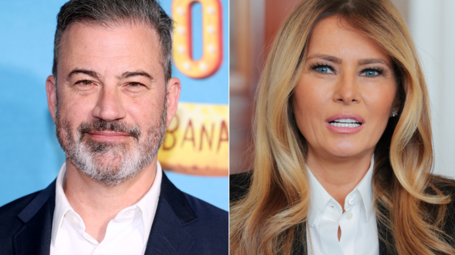 Jimmy Kimmel and Melania Trump