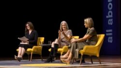 Emily Maitlis and Amy Wallace