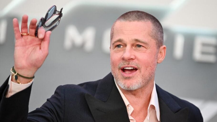 Brad Pitt and German Shepherd Battle