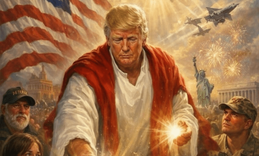 Trump Deletes Post With Image Depicting