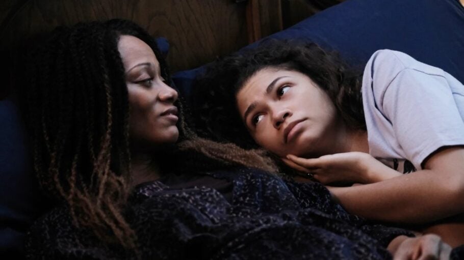 Rue and her mom in Euphoria