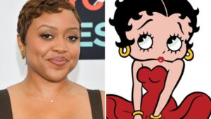 Quinta Brunson and Betty Boop