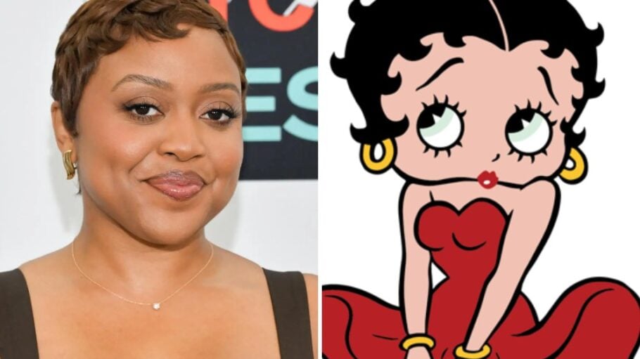 Quinta Brunson and Betty Boop