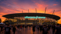 The new Afterpay Arena, formerly Qudos