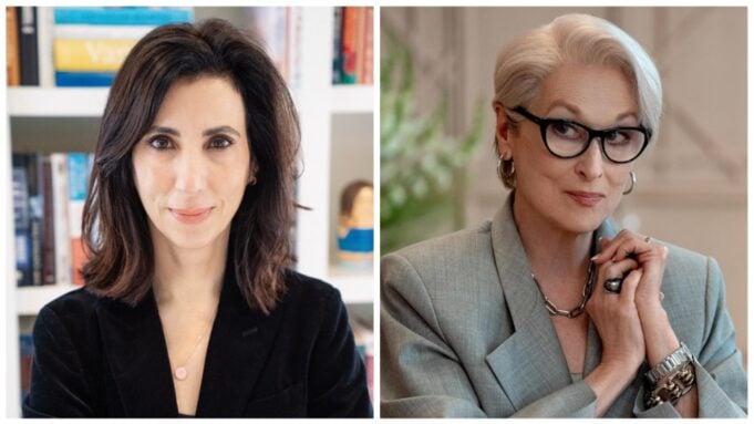 Aline Brosh McKenna and Meryl Streep