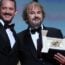 Elijah Wood and Peter Jackson at