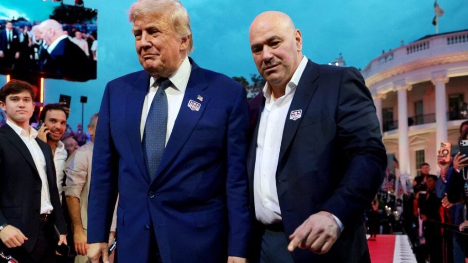 Donald Trump and Dana White at
