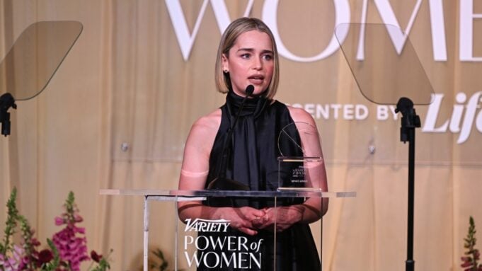 Emilia Clarke at event
