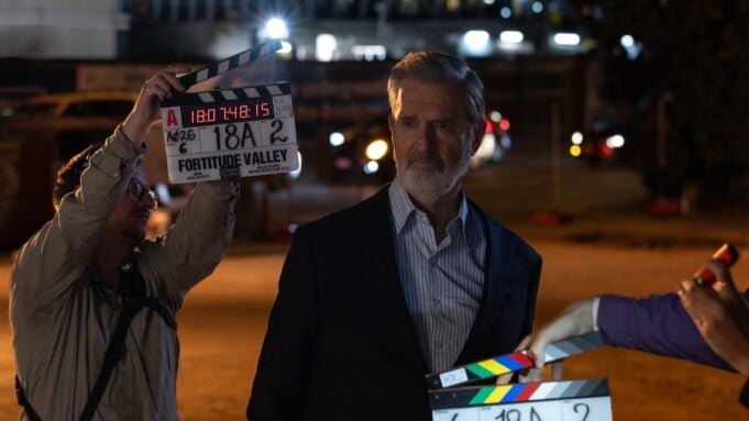 Still photography on the set of
