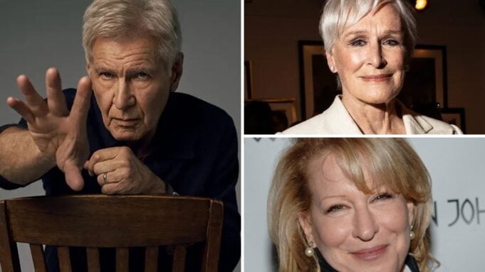 Harrison Ford, Glenn Close and Bette