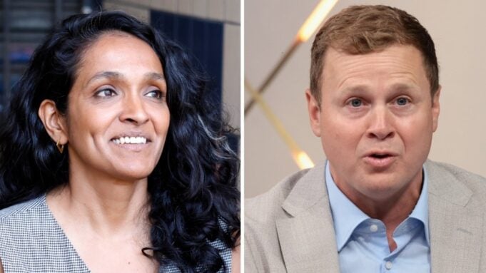 Nithya Raman and Spencer Pratt