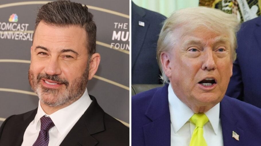 Jimmy Kimmel and Donald Trump