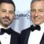 Jimmy Kimmel and Bob Iger at