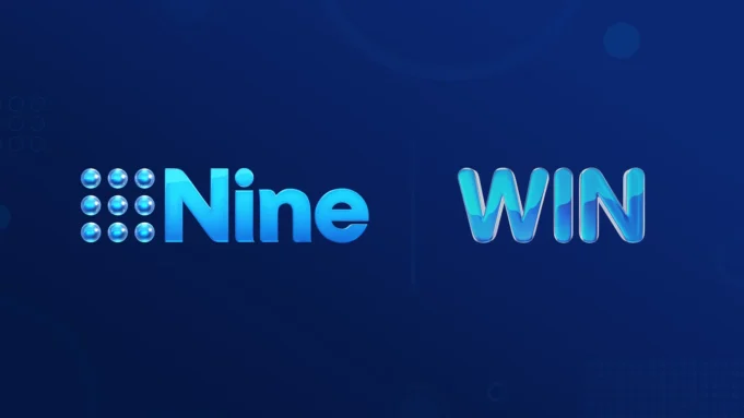 Nine x WIN logos