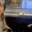 Taylor Swift in recording studio
