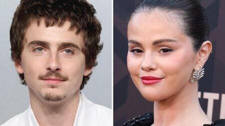 Timothee Chalamet and Selena Gomez