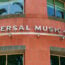 Universal Music Group sign on building