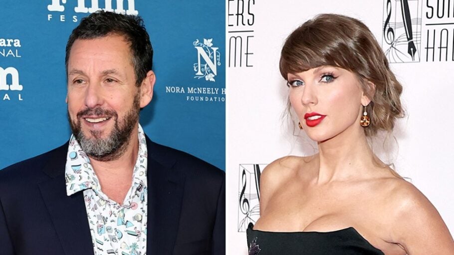 Adam Sandler and Taylor Swift