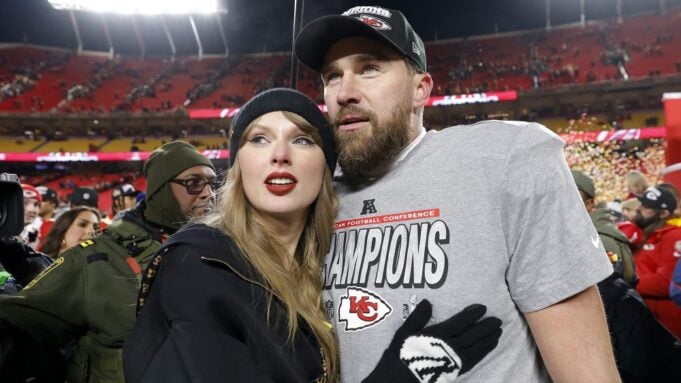 Taylor Swift and Travis Kelce