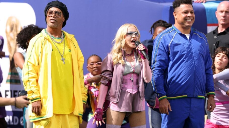 Madonna at the World Cup Final
