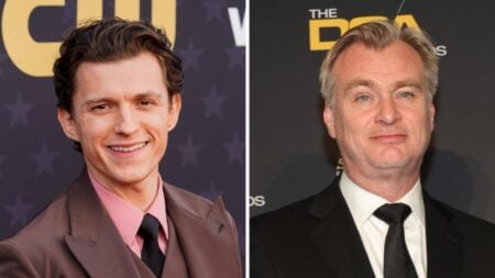 Tom Holland and Christopher Nolan