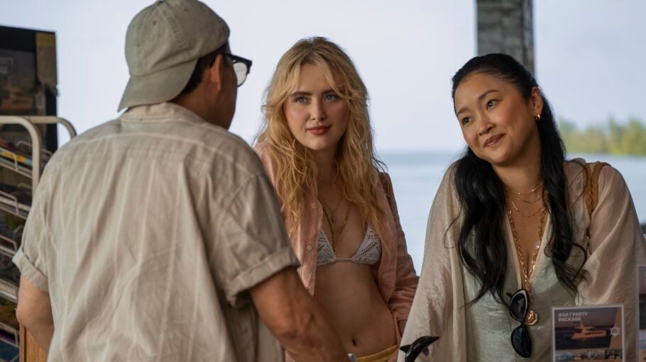 Kathryn Newton and Lana Condor in