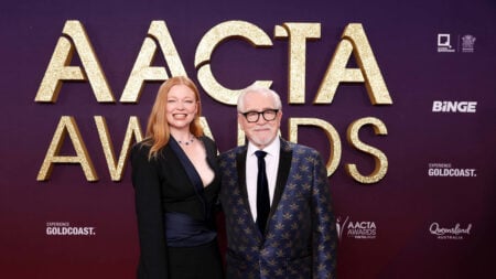 Sarah Snook and Brian Cox at
