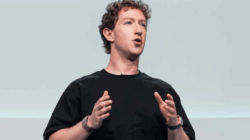 Mark Zuckerberg speaks at event